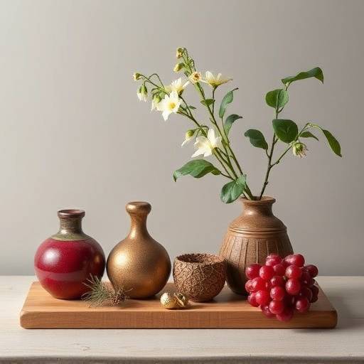 A still life arrangement in The Loft Studio, utilizing the space for detailed object photography.