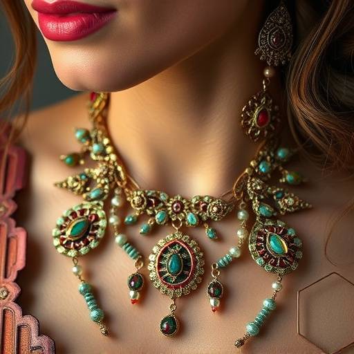 Artistic shot of handcrafted jewelry with intricate details, Studio 2